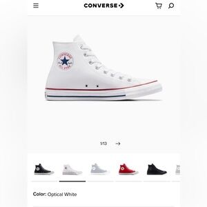 Converse Chuck Taylor All Star Canvas in White